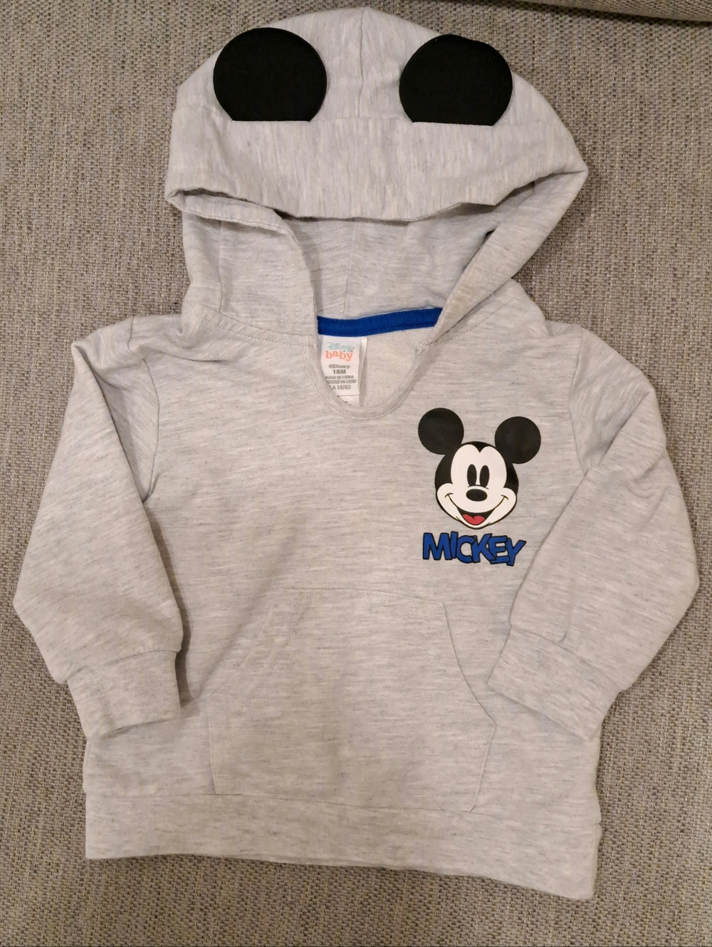 Disney Mickey Mouse pullover hoodie With Mouse Ears